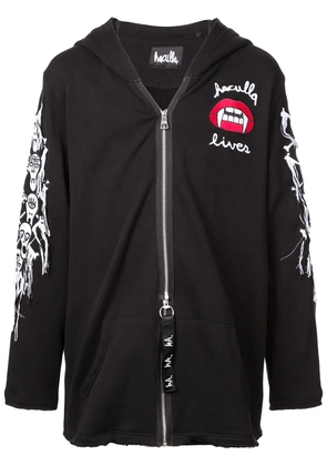 Haculla Captive zipped hoodie - Black