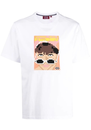 Mostly Heard Rarely Seen 8-Bit graphic-print cotton T-shirt - White