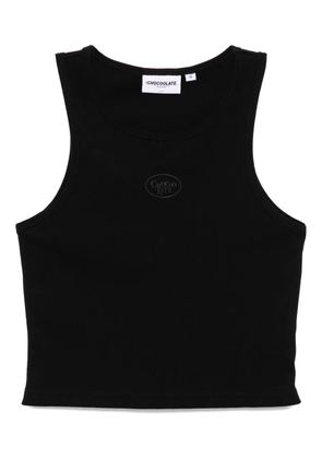 CHOCOOLATE logo tank top - Black