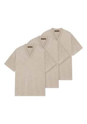 FEAR OF GOD ESSENTIALS V-neck short-sleeve T-shirt (pack of three) - Grey