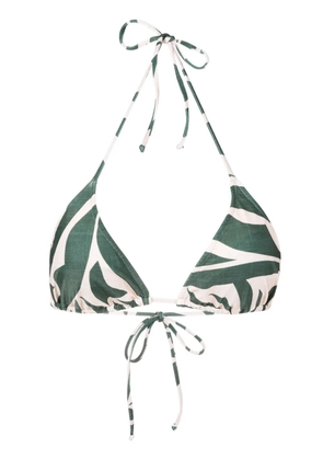Lygia & Nanny Hanna triangle-cup bikini top - Green