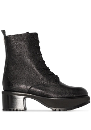 BY FAR Cobain 60mm platform boots - Black
