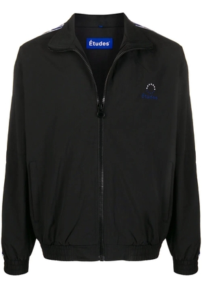 Études Studio logo zipped bomber jacket - Black