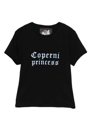 Coperni lettering-print T-shirt - Black