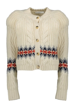 IRO cable-knit buttoned cardigan - Neutrals
