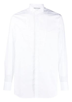 Tintoria Mattei pleat-detail cotton shirt - White