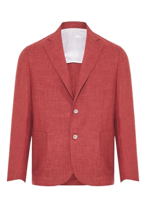 Barba single-breasted blazer - Red