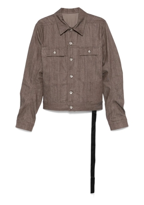 Rick Owens DRKSHDW Trucker jacket - Brown