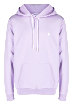 COUNTY OF MILAN Cross organic cotton hoodie - Purple