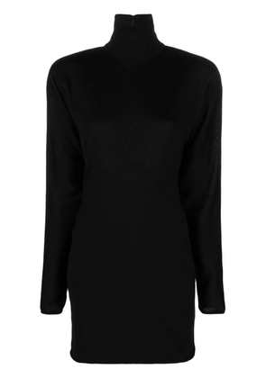 Philosophy Di Lorenzo Serafini knitted roll neck dress - Black