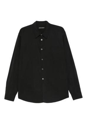 OUR LEGACY All Day buttoned shirt - Black