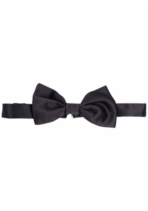 Canali silk papillon bow tie - Blue