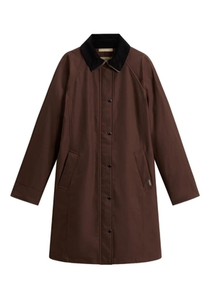 Woolrich single-breasted coat - Brown