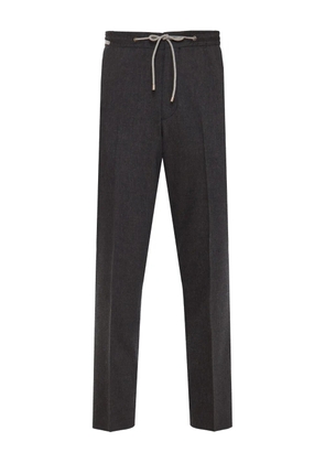 Corneliani drawstring-waist trousers - Grey