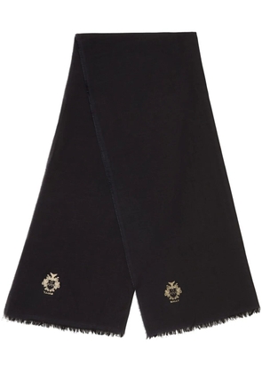 Bally x Adrien Brody Travel Collection scarf - Blue