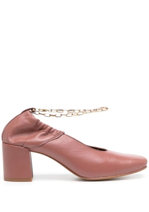 ALOHAS Agent Anklet leather pumps - Pink
