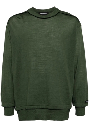 Undercover wool jumper - Green