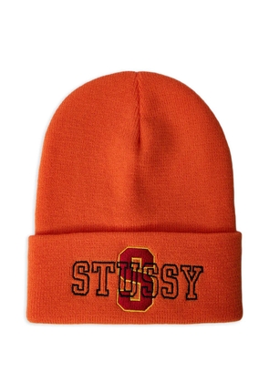 Jason Markk logo plain knit beanie - Orange