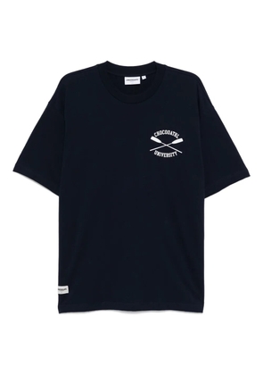 CHOCOOLATE graphic-printed T-shirt - Blue