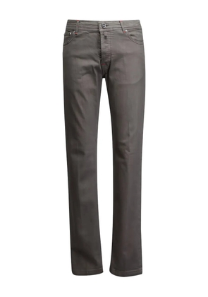 Kiton top stitching jeans - Grey