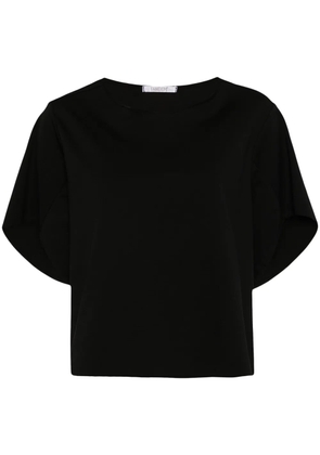 Transit boat-neck short-sleeved T-shirt - Black