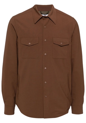 ASPESI flannel shirt jacket - Brown