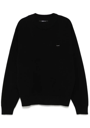 ZZERO BY SONGZIO emblem crew-neck jumper - Black