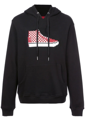 Mostly Heard Rarely Seen 8-Bit Hi-top print hoodie - Black