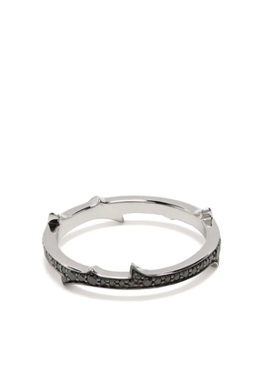 Stephen Webster 18kt white gold Thorn Stem diamond ring - Black