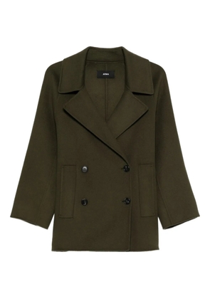 Arma double-breasted notched blazer - Green