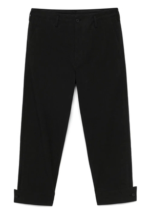 Yohji Yamamoto tapered trousers - Black