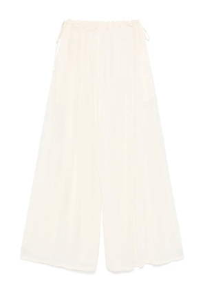 Philosophy Di Lorenzo Serafini mesh palazzo pants - Neutrals