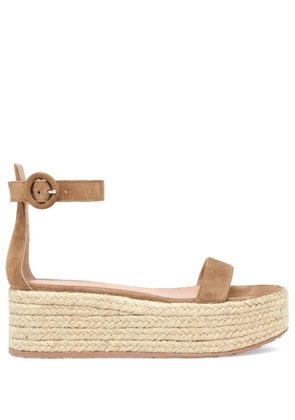 Gianvito Rossi 50mm Seville espadrilles - Brown