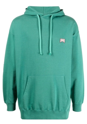 Camper 'Out Of Office' drawstring hoodie - Green