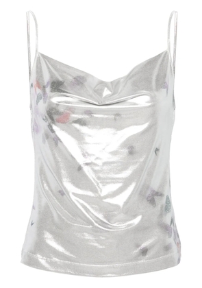Maccapani Ita laminated tank top - Silver