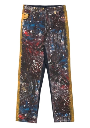 Charles Jeffrey Loverboy Exclusive Painted Art jeans - Blue