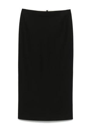 Carven wool midi skirt - Black