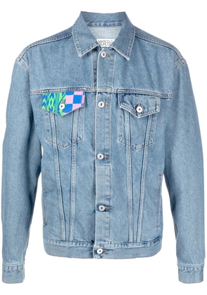 COUNTY OF MILAN Mix&Match denim jacket - Blue