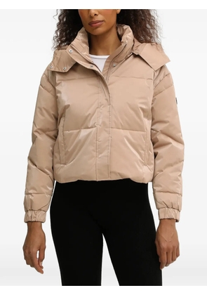 Ea7 Emporio Armani padded design jacket - Neutrals