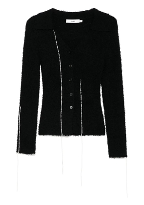 b+ab textured cardigan - Black