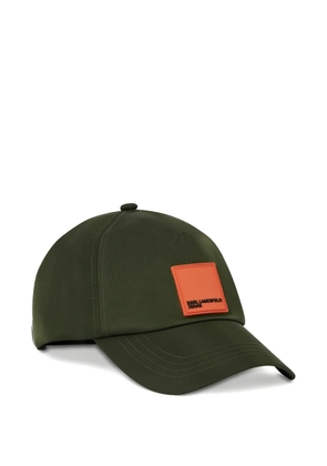 Karl Lagerfeld Jeans box-logo baseball cap - Green