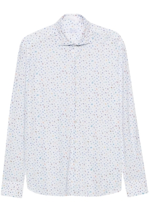 Orian paisley-print long-sleeve shirt - White