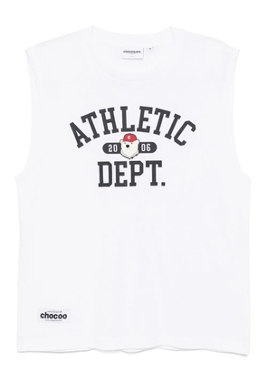 CHOCOOLATE graphic-print vest - White