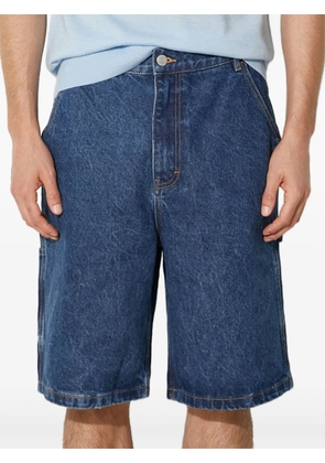 ICECREAM icecream-patch denim shorts - Blue