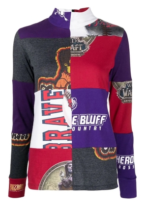 colville patchwork upcycle polo top - Multicolour