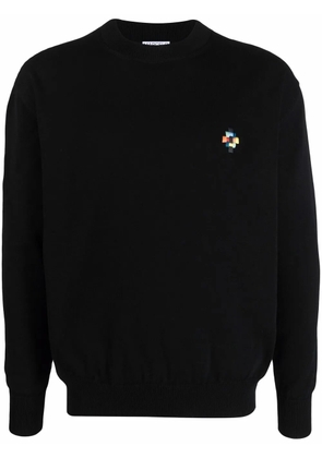 COUNTY OF MILAN logo-embroidered jumper - Black