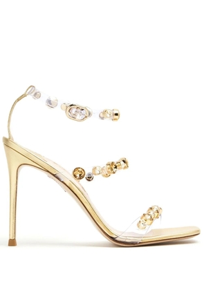 Sophia Webster Rosalind 100mm gem-embellished sandals - Yellow