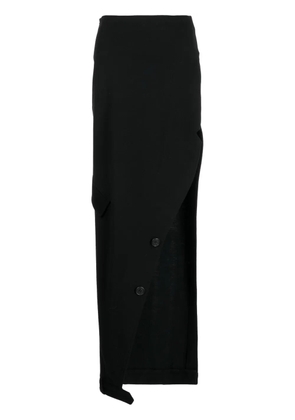 Monse high-waisted cotton skirt - Black