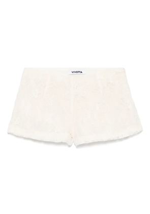 Vivetta lace shorts - Neutrals