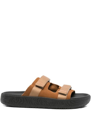 VEJA double-strap suede sandals - Brown